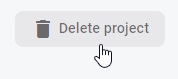 Delete project