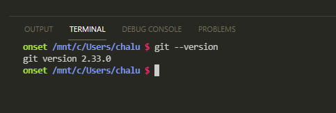 git --version